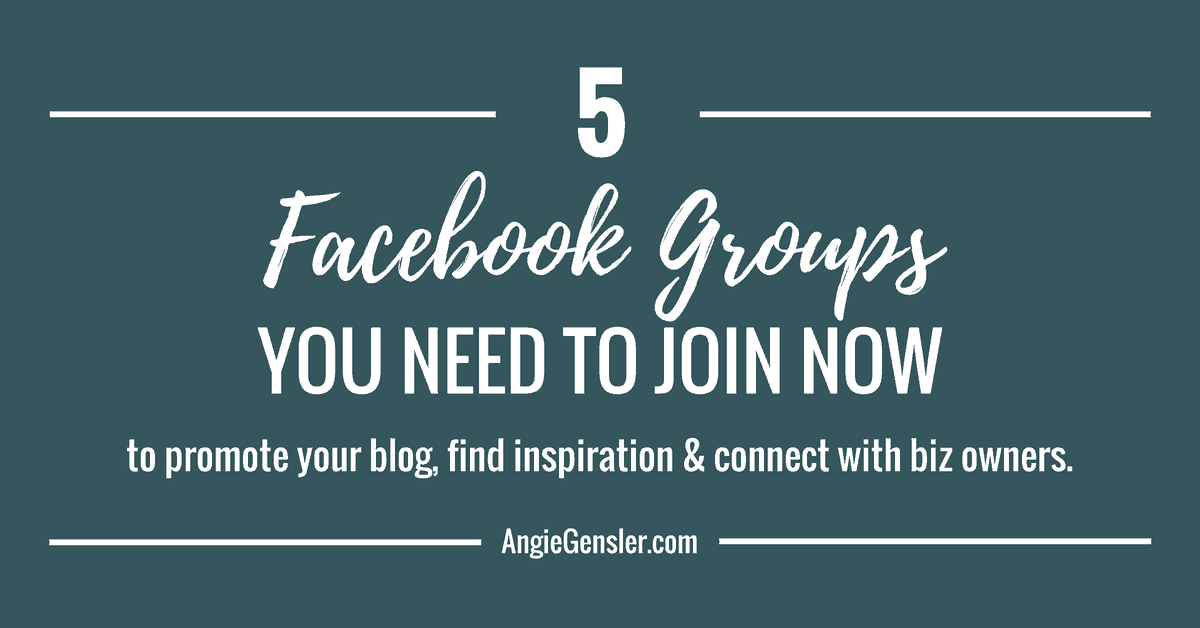 9 Facebook Groups You Need to Join Now to Grow Your Business