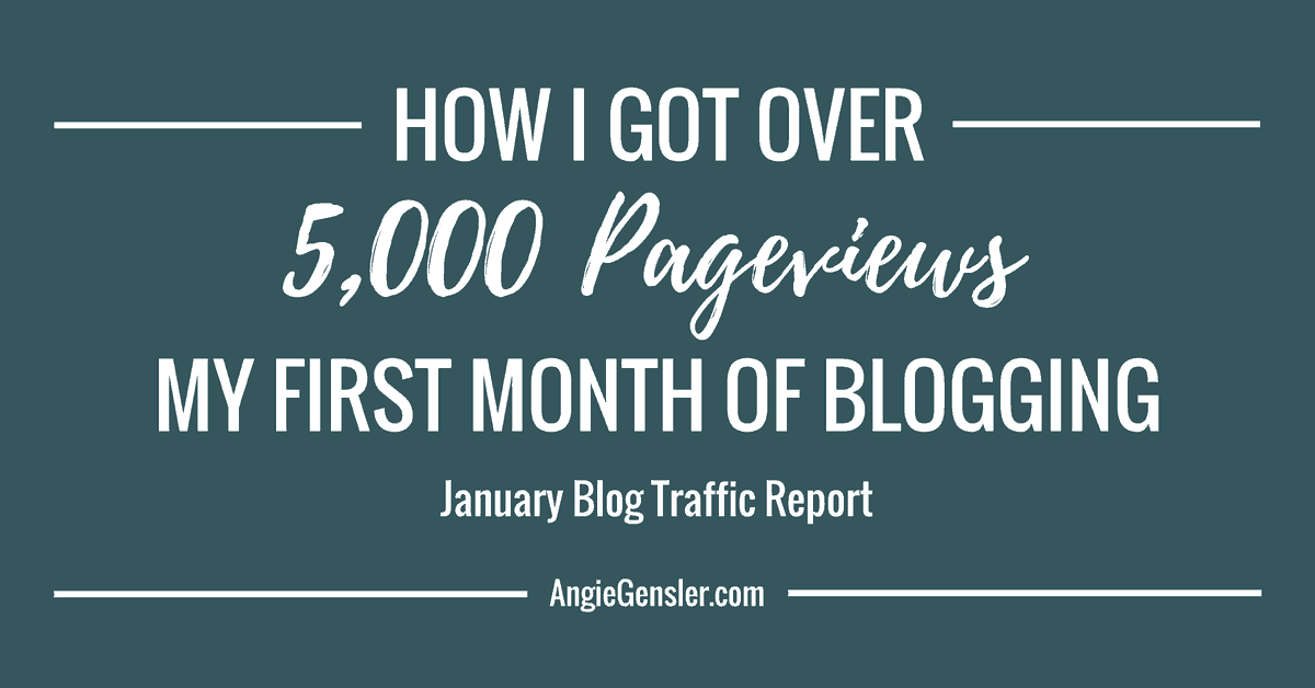 January 2017 Blog Traffic Report