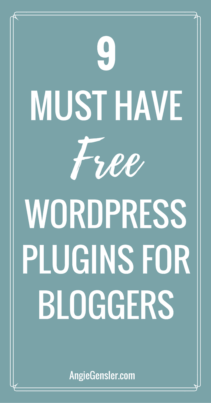 9 Must Have Free WordPress Plugins for Bloggers