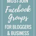 9 Must join facebook groups for bloggers