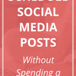 How to schedule social media posts-Pin