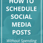 How to schedule social media posts-Pin2