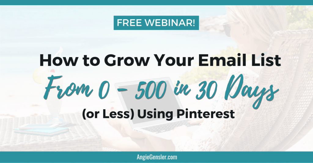 Free Pinterest Webinar