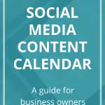 Social Media Content Calendar - PIN