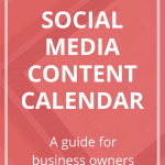 Social Media Content Calendar - PIN1
