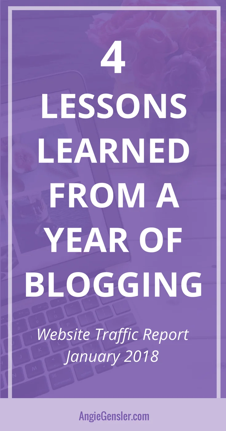 4 Lessons Learned_Website Traffic Report
