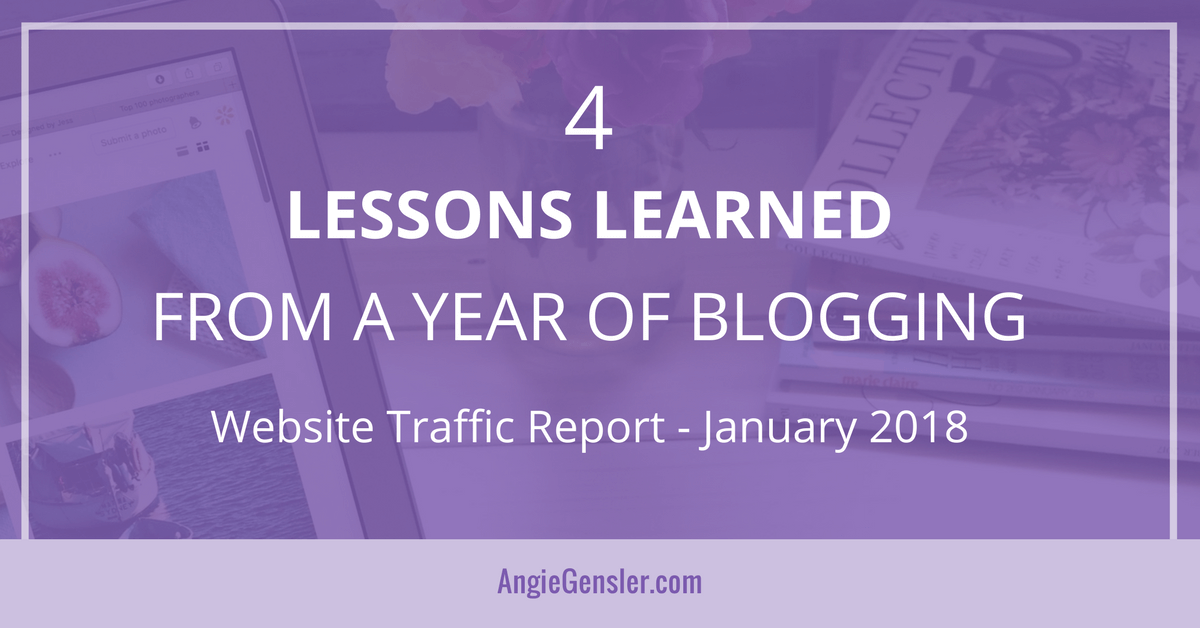 4 Lessons Learned From a Year of Blogging