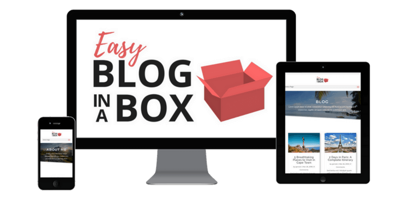 Easy Blog In A Box - Services Page