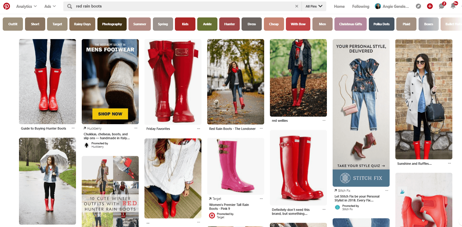 Pinterest Red Rain Boots