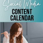 how to create and use a content calendar pinterest image