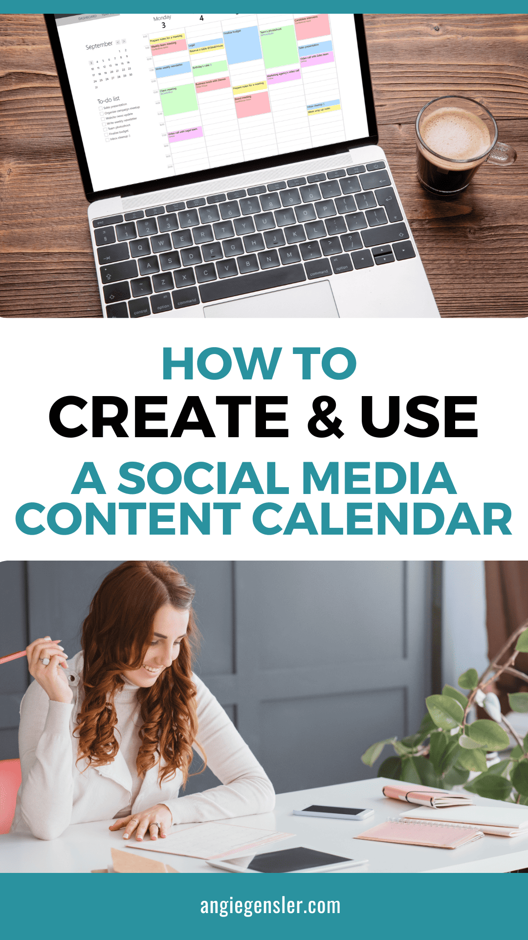 How to Create and Use a Social Media Content Calendar Angie Gensler