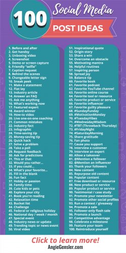What to Post on Social Media - The Ultimate Cheat Sheet for 2020