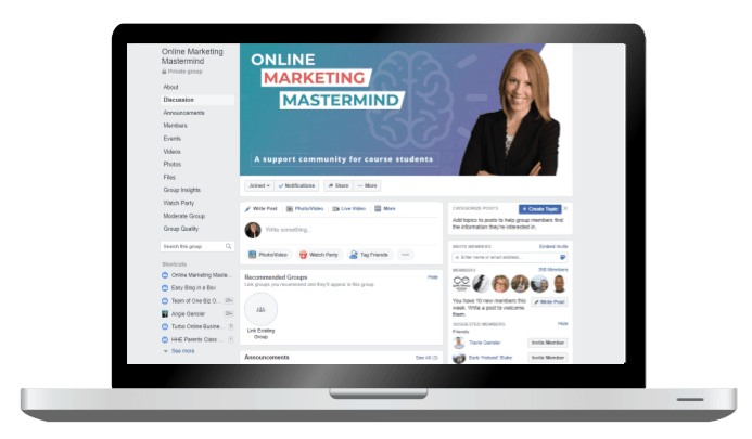 Online Marketing Mastermind Facebook Group