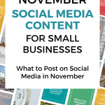 november social media content ideas