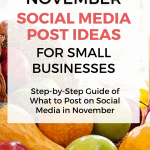 november social media post ideas
