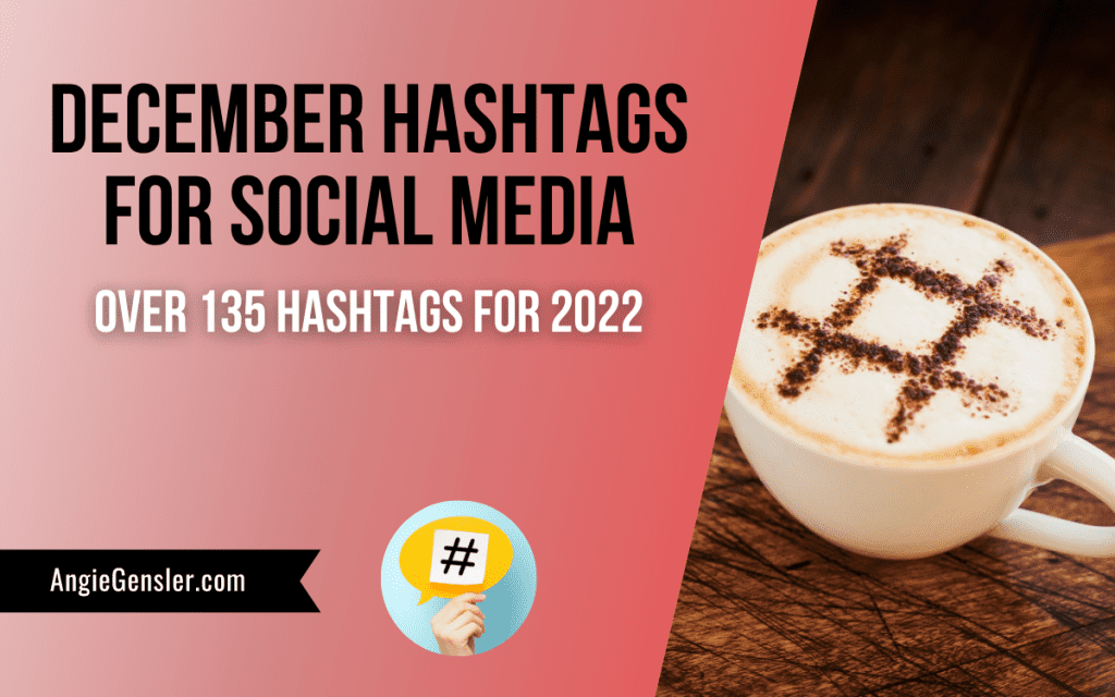december hashtags for social media blog image