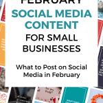 February Social Media Post Ideas + Done-For-You Content - Angie Gensler