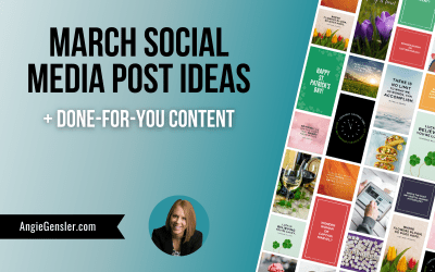 March Social Media Post Ideas + Done-For-You Content