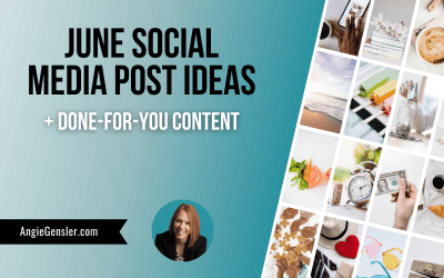June Social Media Post Ideas + Done-For-You Content