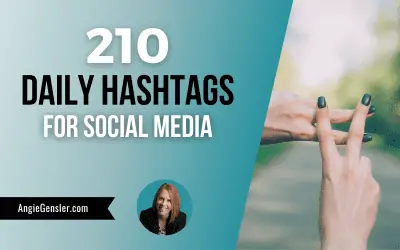 210 Daily Hashtags for Social Media