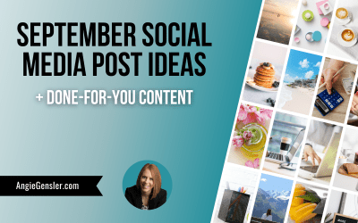 September Social Media Post Ideas + Done-For-You Content