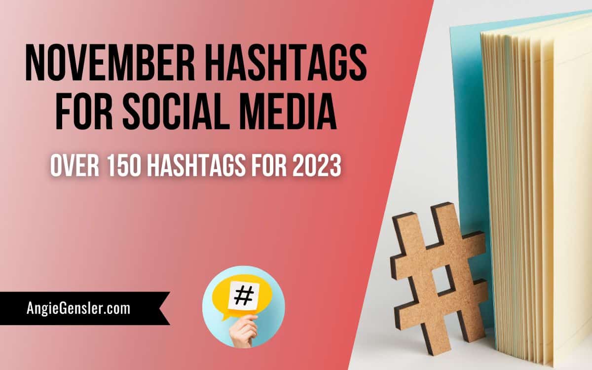 november hashtags for social media