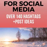 social media hashtags for january