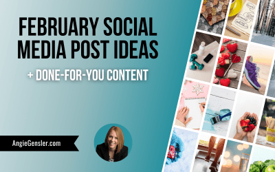 February Social Media Post Ideas + Done-For-You Content