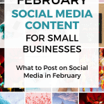 social media content for february