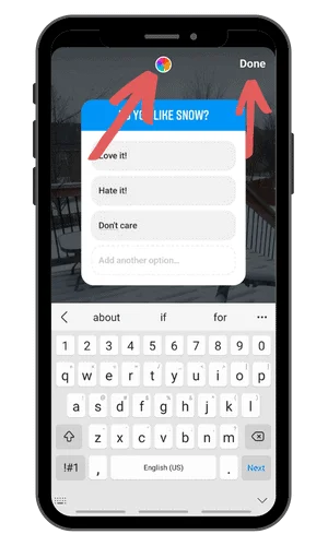 instagram story poll 6