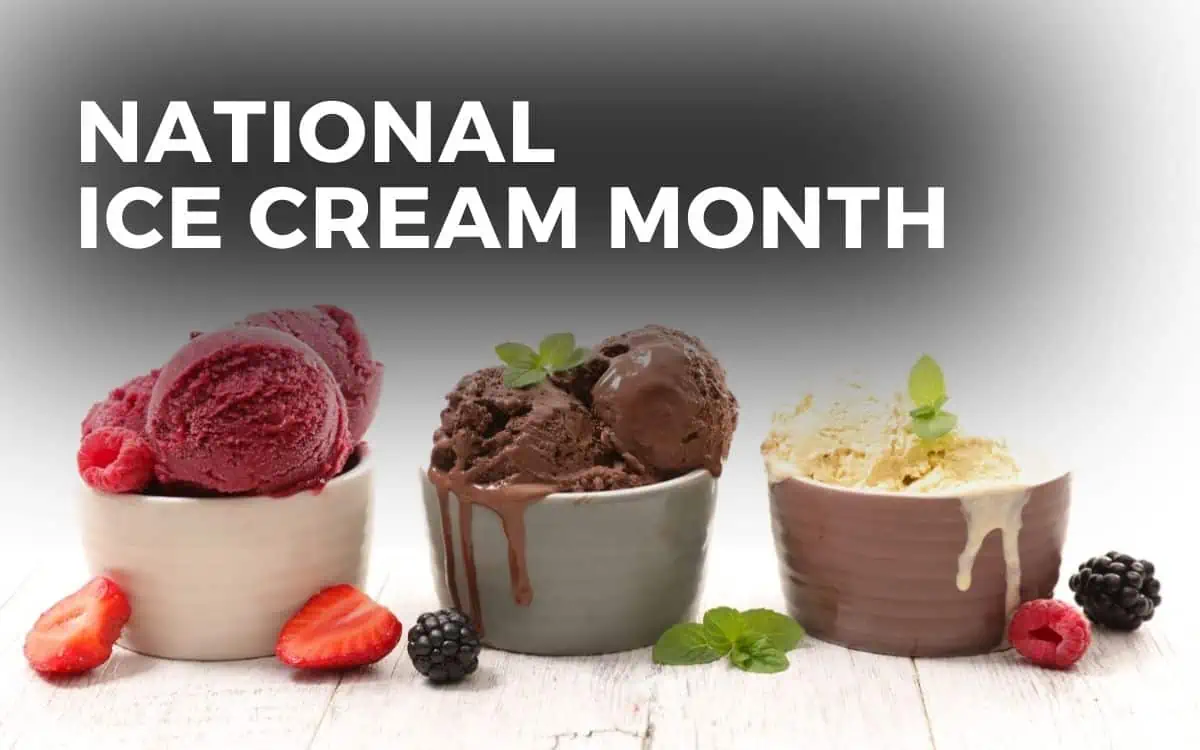 NATIONAL ICE CREAM MONTH July 2023 Angie Gensler