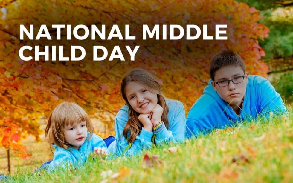 NATIONAL MIDDLE CHILD DAY - August 12, 2024 - Angie Gensler