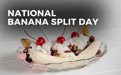 NATIONAL BANANA SPLIT DAY - August 25, 2024 - Angie Gensler