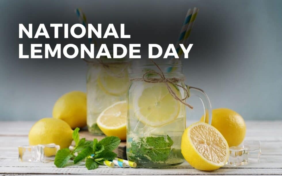 NATIONAL LEMONADE DAY August 20, 2023 Angie Gensler