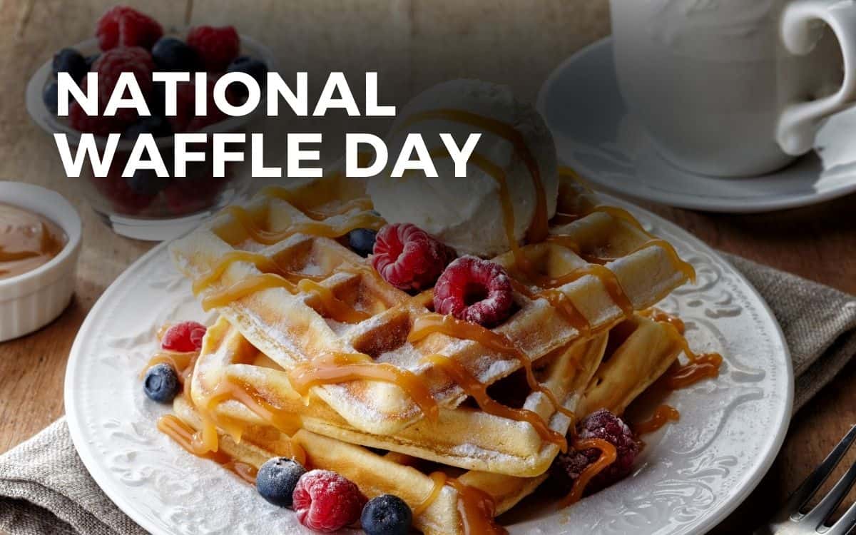 national waffle day