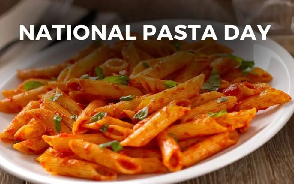 NATIONAL PASTA DAY October 17, 2024 Angie Gensler