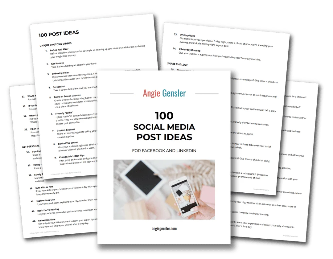 100 Social Media Post Ideas 100 social media post ideas