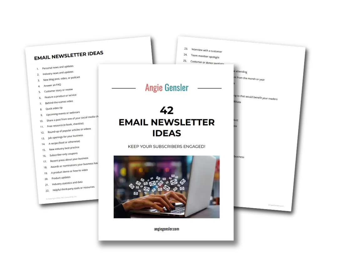 42 email newsletter ideas