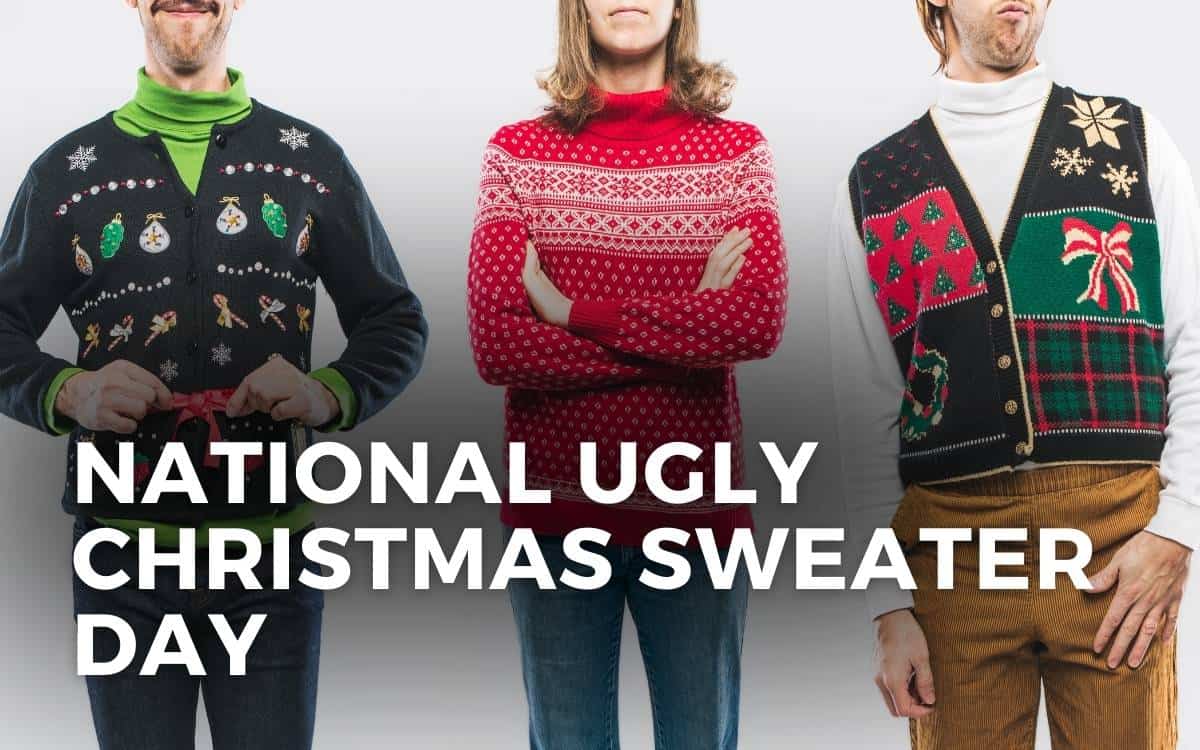 NATIONAL UGLY SWEATER DAY December 20, 2024 Angie Gensler