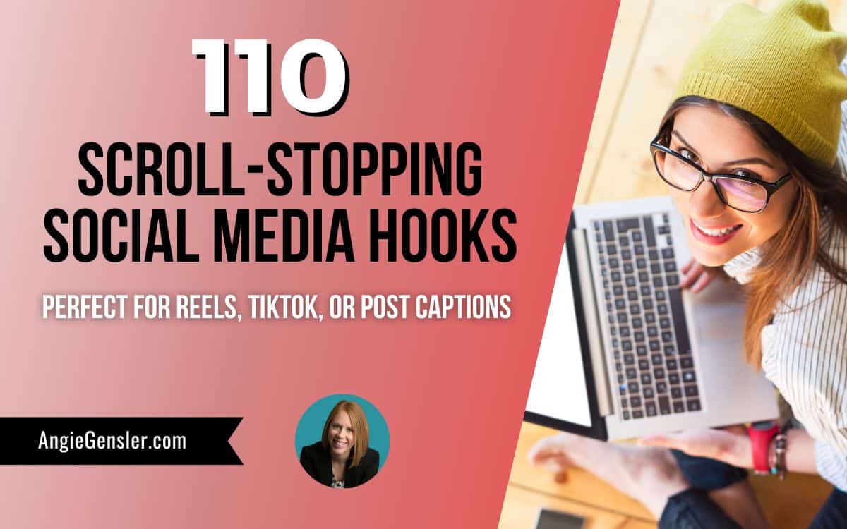 110 social media hooks blog image
