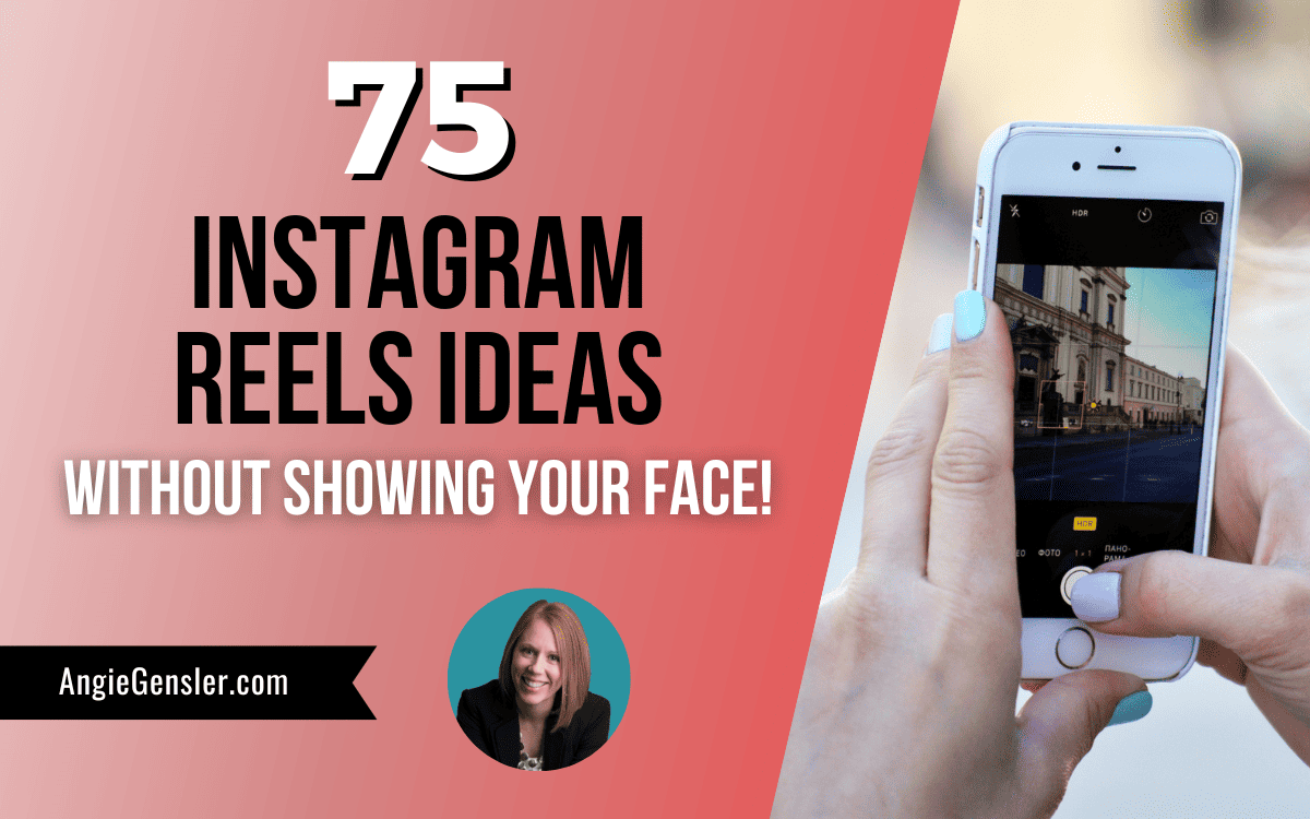75 instagram reels ideas without showing your face blog image