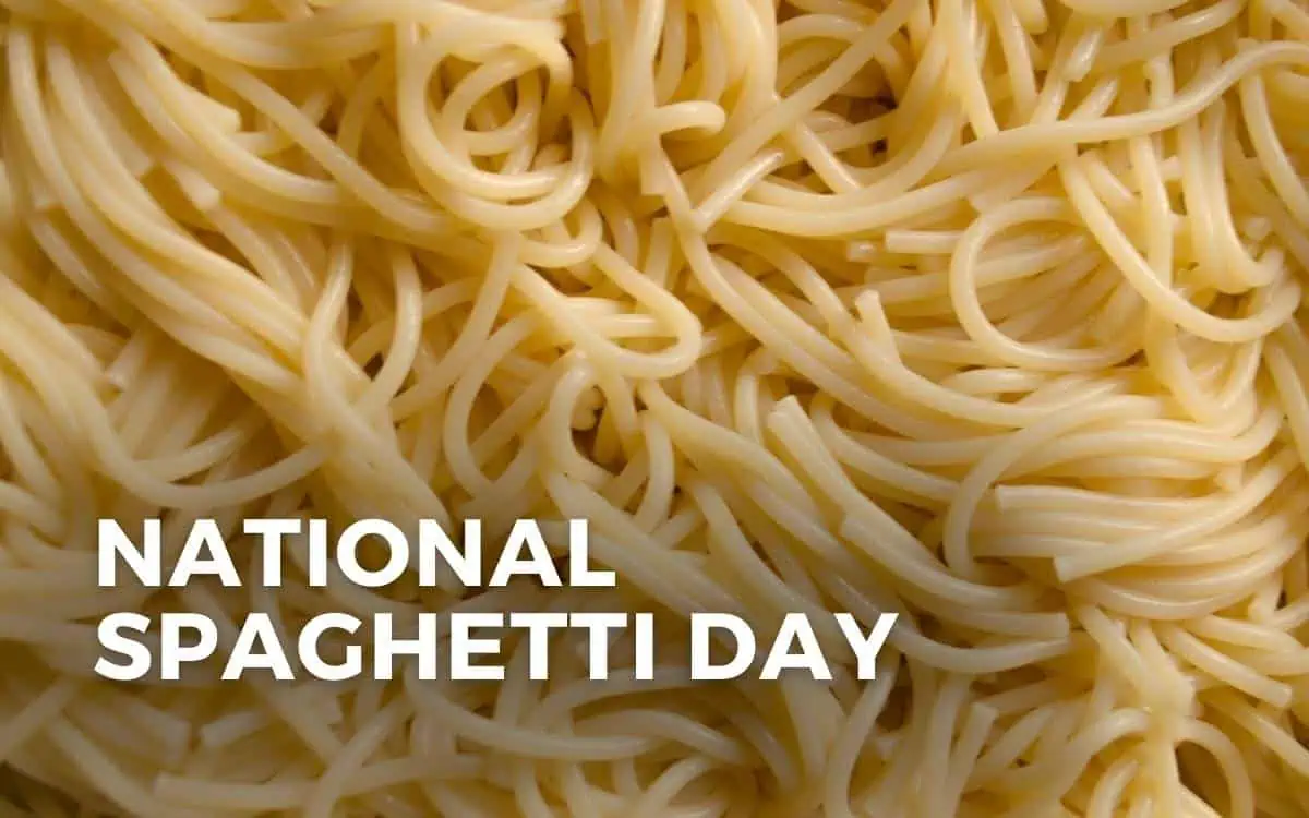 national spaghetti day