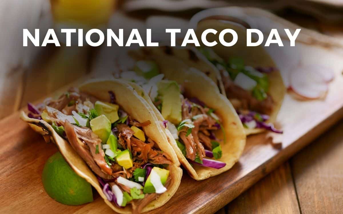 When Is National Taco Day 2024 Clea Melisa