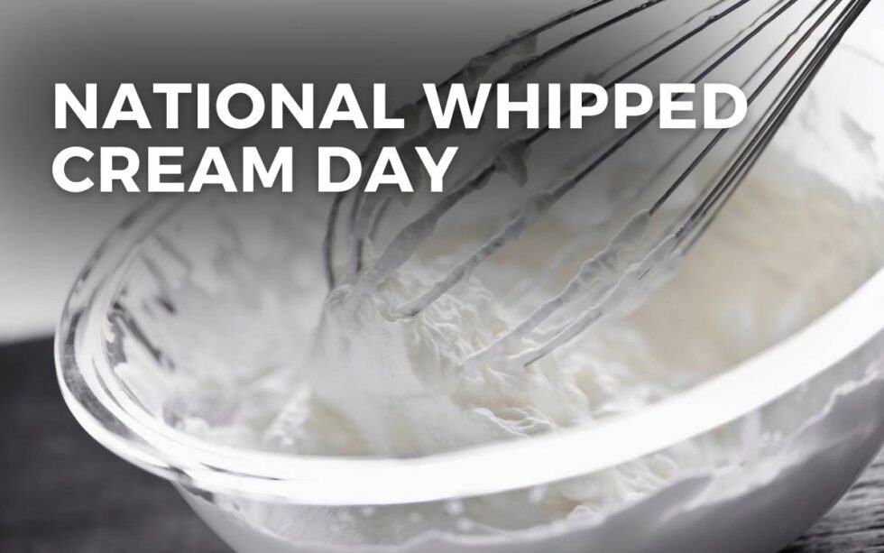 NATIONAL WHIPPED CREAM DAY January 5, 2024 Angie Gensler