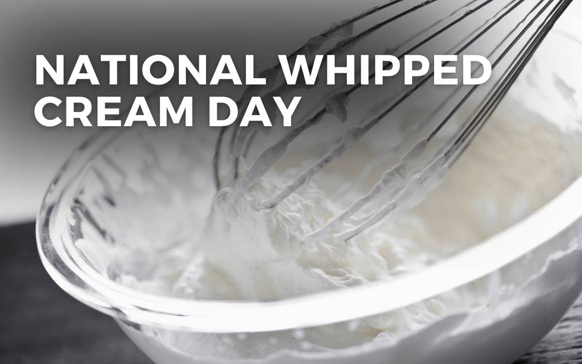 national whipped cream day