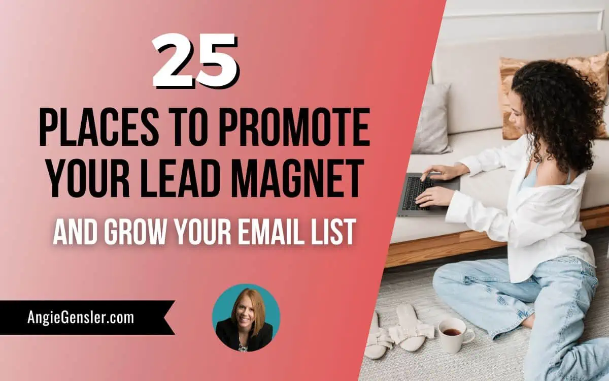 25 places to promote your lead magnet blog images