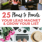 25 places to promote your lead magnet pinterest image 3