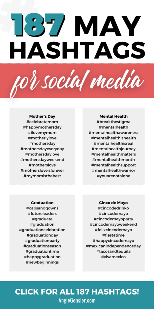may hashtags infographic