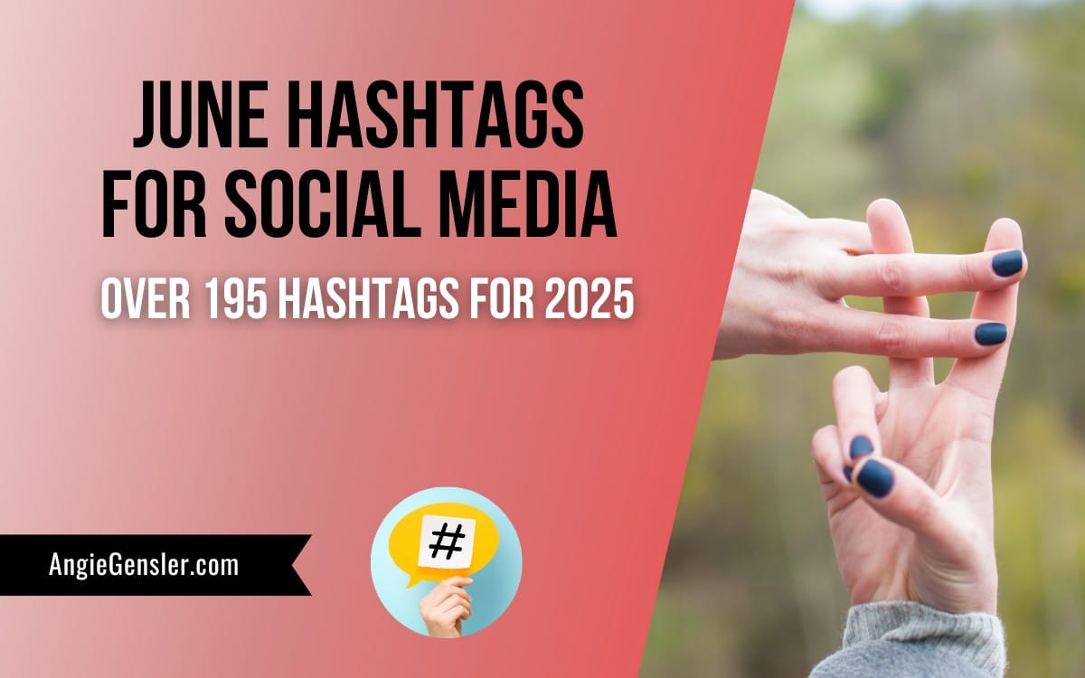 june hashtags