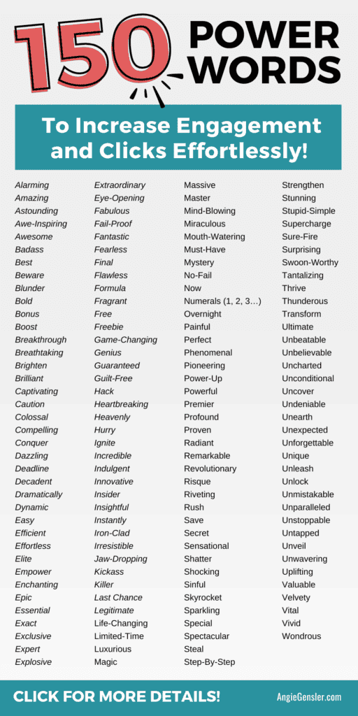 150 power words infographic 2